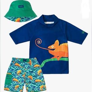 Uv Skinz Three Piece Swim Suit